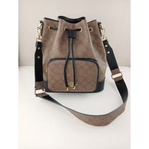 Coach Drawstring Bucket Bag Authentic Coach